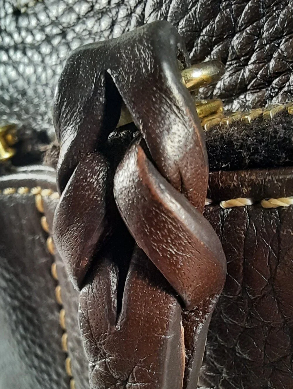 DOONEY & BOURKE Equestrian Bridle Leather Hobo Zip Pocket Sac Slouchy  Buckle